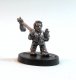 HF002 Caradoc Brindlefoot (halfling with chicken)